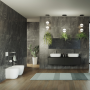 HIT BIDET AU SOL SANS BRIDE BLANC BRILLANT
