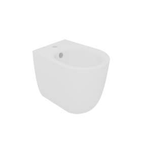 HIT BIDET AU SOL SANS BRIDE BLANC BRILLANT