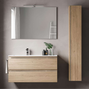 SYSTEM COMPOSITION SALLE DE BAIN 01 EFFET BOIS