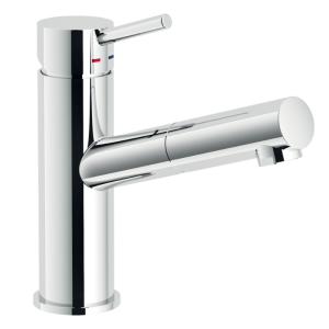 LIVE MITIGEUR LAVABO AVEC DOUCHETTE EXTRACTIBLE ET BOUCHON CLICK CLAC