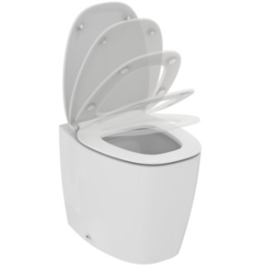 DEA VASE FILO MURAL AQUABLADE AVEC SIÈGE SOFT CLOSE BLANC BRILLANT