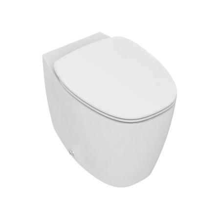 DEA VASO FILO MUR AQUABLADE AVEC SIÈGE SLIM BLANC BRILLANT