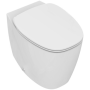 DEA VASO FILO MUR AQUABLADE AVEC SIÈGE SLIM BLANC BRILLANT
