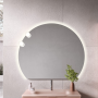 MIROIR DEMI-ROND RÉTROÉCLAIRÉ LED 110 CM
