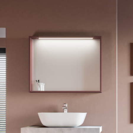 MIROIR FEBE QUADRANT AVEC BANDE LED