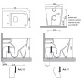 KUBO KIT FILO MUR BIDET+WC
