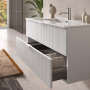 LINE COMPOSITION DE MEUBLE AVEC LAVABO EN CÉRAMIQUE