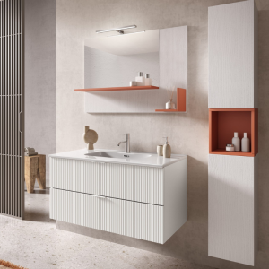LINE COMPOSITION DE MEUBLE AVEC LAVABO EN CÉRAMIQUE