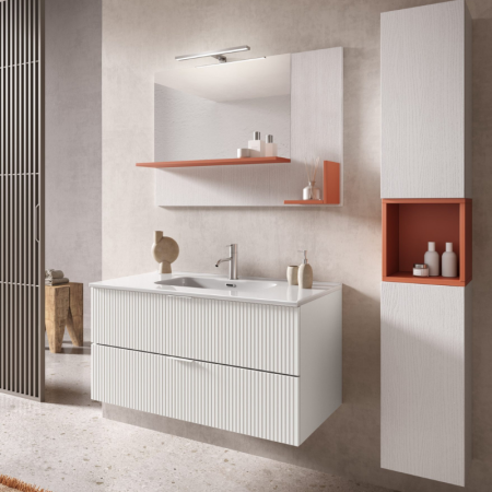 LINE COMPOSITION DE MEUBLE AVEC LAVABO EN CÉRAMIQUE