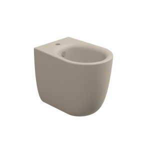 HIT BIDET À TERRA SANS BRIDE SABLE SATINÉ