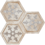 HERITAGE EXAGONA DECORO 34,5x40 - TEXTURE 1