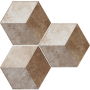 HERITAGE EXAGONA DECORO 34,5x40 - TEXTURE 2