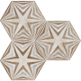HERITAGE EXAGONA DECORO 34,5x40 - TEXTURE 3
