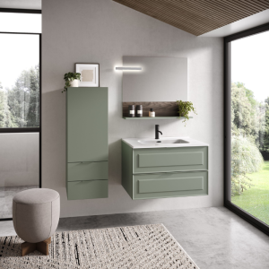 FRAME COMPOSITION MOBILE AVEC LAVABO EN CÉRAMIQUE