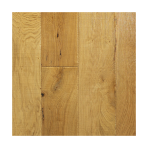 Parquet contrecollé Chêne Naturel, Scié, Brossé, Vernis à l'Huile, Choix Cdd