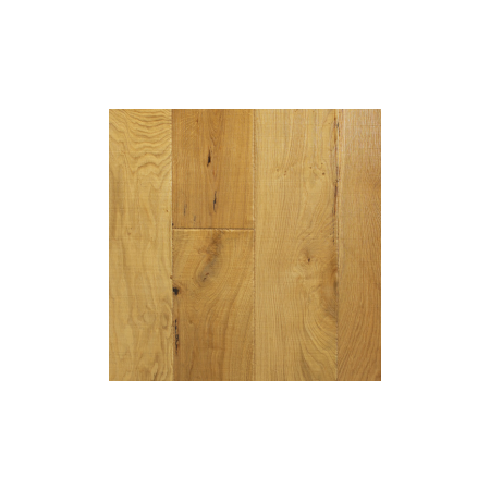 Parquet contrecollé Chêne Naturel, Scié, Brossé, Vernis à l'Huile, Choix Cdd