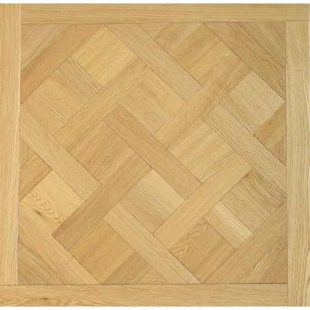 Parquet contrecollé Chêne Européen, Quadrotta, Décor, Brossé, Vernis UV, Naturel, Choix Ab