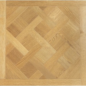 Parquet contrecollé Chêne Européen, Carré, Décor, Brossé, Vernis UV, Choix ABC