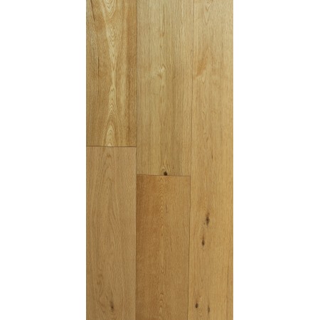 Parquet contrecollé Chêne, Choix ABC, Brossé, Vernis UV Naturel