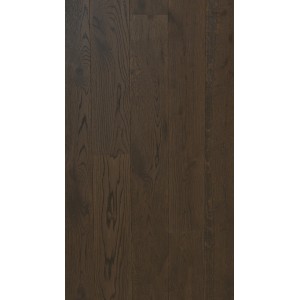 Parquet contrecollé Chêne Brazilian Brown Espressivo, Brossé, Vernis à l'eau