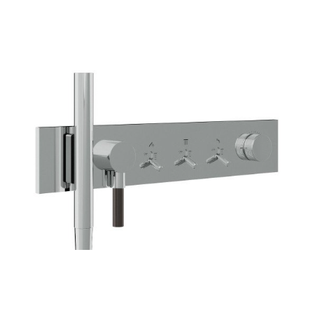 Watt - Miscelatore Monocomando 3 Uscite con doccetta - Cromo
