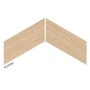 BRIDGE ROVERE CHEVRON 21,4x49,5 NATURELLEMENT