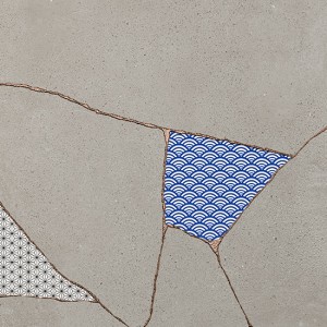 KINTSUGI JAPAN HIBI FOG 60,4x60,4 NATUREL Rectifié