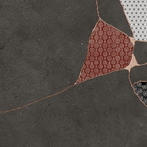 KINTSUGI JAPAN HIBI DARKNESS 60,4x60,4 NATUREL Rectifié