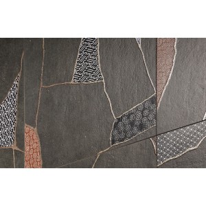 KINTSUGI JAPAN HIBI DARKNESS 60,4x60,4 NATUREL Rectifié