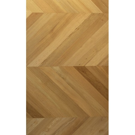 PRÉFINI 2 COUCHES CHÊNE ABC CHEVRON 45° VERNIS ÉPAISSEUR 10mm LARGEUR 90mm LONGUEUR 820mm
