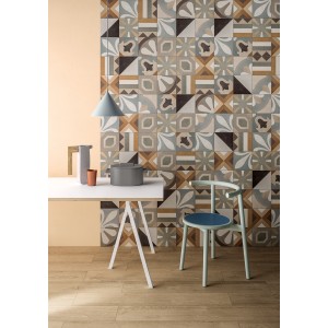 CEMENTINE BOHO MIX 20x20 NATUREL Rectifié