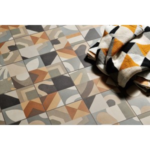 CEMENTINE BOHO MINI 20x20 NATUREL Rectifié