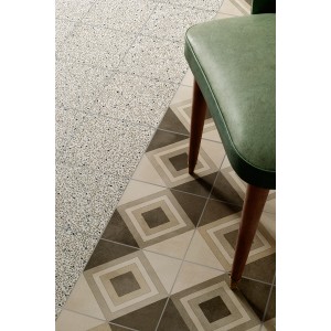 CEMENTINE RETRÓ BIANCO 20X20 NATUREL Rectifié