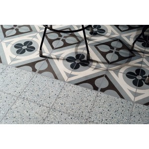 CEMENTINE RETRÓ AZZURRO 20X20 NATUREL Rectifié
