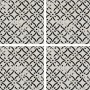RIGGIOLE BIANCO DECO_4 20X20 NATUREL Rectifié