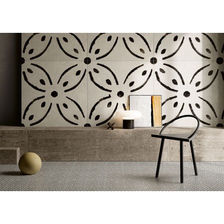 RIGGIOLE BIANCO DECO_2 90x90 NATUREL Rectifié