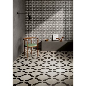 RIGGIOLE BIANCO DECO_1 20X20 NATUREL Rectifié