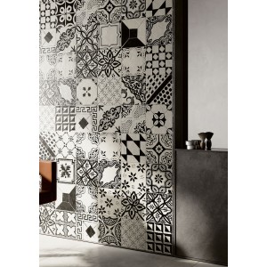RIGGIOLE BIANCO MIX 20x20 NATUREL Rectifié
