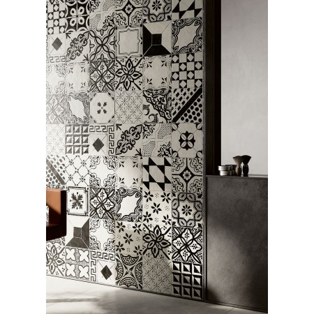 RIGGIOLE BIANCO MIX 20x20 NATUREL Rectifié