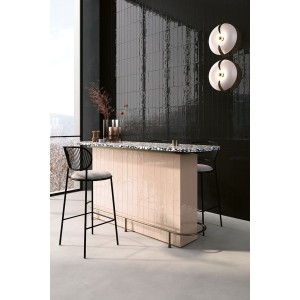 FIO GLOSSY BRICK BLACK 7,3x30 BRILLANT Rectifié