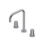 DIAMETRO35 S GROUPE À TROIS TROUS POUR LAVABO C.QUADRA CHROME