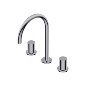 DIAMETRO35 S GROUPE À TROIS TROUS POUR LAVABO BEC CYGNE CHROME