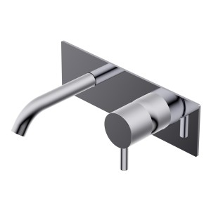 DIAMETRO35 S MITIGEUR LAVABO ENCASTRÉ AVEC PLAQUE CHROME