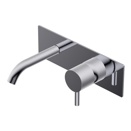 DIAMETRO35 S MITIGEUR LAVABO ENCASTRÉ AVEC PLAQUE CHROME