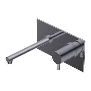 DIAMÈTRE 35 MITIGEUR ENCASTRÉ LAVABO AVEC PLAQUE CHROME B/LONGUE - P.EXTERNE