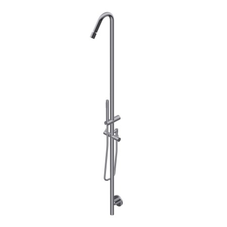 DIAMETRO 35 COLONNE POUR DOUCHE MURALE CHROME P.EXTÉRIEURE