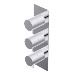 DIAMETRO 35 MITIGEUR THERMOSTATIQUE ENCASTRÉ 2 SORTIES P.EXTERNE CHROME