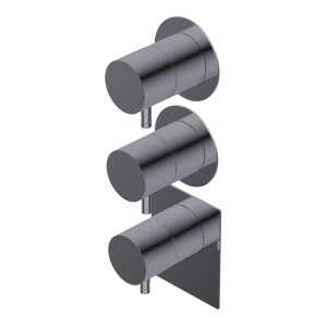 DIAMETRO 35 MITIGEUR THERMOSTATIQUE ENCASTRÉ 2 SORTIES P.EXTERNE CHROME