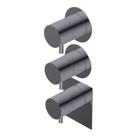 DIAMETRO 35 MITIGEUR THERMOSTATIQUE ENCASTRÉ 2 SORTIES P.EXTERNE CHROME