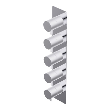 DIAMETRO 35 MITIGEUR THERMOSTATIQUE ENCASTRÉ 4 SORTIES P.EXTERNE CHROME